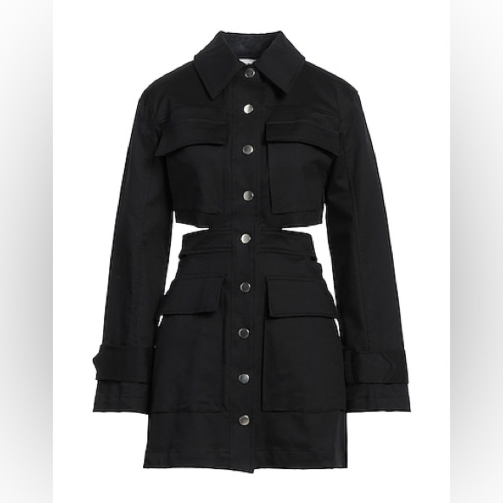 A.L.C Black Cut out Mini Dress
